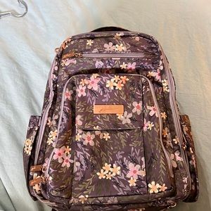 Jujube Be Right Back Multi-Functional Backpack/Diaper Bag Sakura at Dusk
